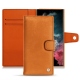 Funda de piel Samsung Galaxy S22 Ultra - Mandarine vintage ( Pantone 165C ) 