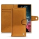 Samsung Galaxy S22 Ultra leather case - Or Maïa ( Pantone 871C ) 