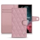 Capa em pele Samsung Galaxy S22 Ultra - Rose - Couture ( Nappa - Pantone 2365C ) 