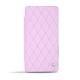 Funda de piel Sony Xperia Z3 Compact  - Rose - Couture ( Nappa - Pantone 2365C ) 