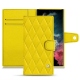 Samsung Galaxy S22 Ultra leather case - Jaune fluo - Couture