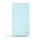 Custodia in pelle Sony Xperia Z3 Compact  - Bleu clair - Couture ( Nappa - Pantone 277C ) 