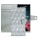 Funda de piel Samsung Galaxy S22 Ultra - Platinium - Couture