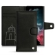 Housse cuir Samsung Galaxy S22 Ultra - Negre poudro
