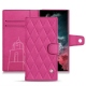 Samsung Galaxy S22 Ultra leather case - Rose BB - Couture
