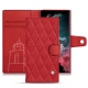 Custodia in pelle Samsung Galaxy S22 Ultra - Rouge troupelenc - Couture