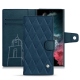 Funda de piel Samsung Galaxy S22 Ultra - Blu mediterran - Couture