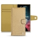 Custodia in pelle Samsung Galaxy S22 Ultra - Serpent sabbia
