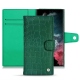 Funda de piel Samsung Galaxy S22 Ultra - Crocodile pino