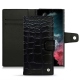 Funda de piel Samsung Galaxy S22 Ultra - Crocodile nero