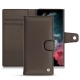 Housse cuir Samsung Galaxy S22 Ultra - Gris Veggie