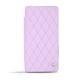 硬质真皮保护套 Sony Xperia Z3 Compact  - Lilas - Couture ( Nappa - Pantone 2645U ) 
