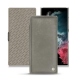 Samsung Galaxy S22 Ultra leather case - Acier vintage ( Pantone 403C ) 