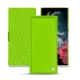 Lederschutzhülle Samsung Galaxy S22 Ultra - Vert fluo