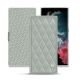 Funda de piel Samsung Galaxy S22 Ultra - Gris - Couture ( Nappa - Pantone W428C ) 