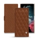 Funda de piel Samsung Galaxy S22 Ultra - Marron - Couture ( Nappa - Pantone 1615C ) 