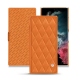 Housse cuir Samsung Galaxy S22 Ultra - Orange - Couture ( Nappa - Pantone 1495U ) 