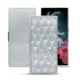 Housse cuir Samsung Galaxy S22 Ultra - Platinium - Couture