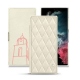 Capa em pele Samsung Galaxy S22 Ultra - Blanc escumo - Couture
