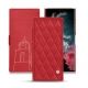 Lederschutzhülle Samsung Galaxy S22 Ultra - Rouge troupelenc - Couture