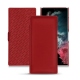 Samsung Galaxy S22 Ultra leather case - Rouge PU