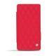 Capa em pele Sony Xperia Z3 Compact  - Tomate - Couture ( Pantone 187C ) 