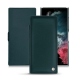 Samsung Galaxy S22 Ultra leather case - Bleu Veggie
