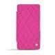 Custodia in pelle Sony Xperia Z3 Compact  - Rose fluo - Couture