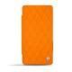 Capa em pele Sony Xperia Z3 Compact  - Orange fluo - Couture