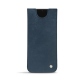 Custodia in pelle Samsung Galaxy S22 - Jean vintage ( Roughtcut - Pantone 285U  ) 