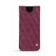 Funda de piel Samsung Galaxy S22 - Prune vintage - Couture