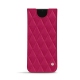 Capa em pele Samsung Galaxy S22 - Rose fluo - Couture