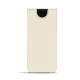Pochette cuir Samsung Galaxy S22 - Blanc PU