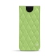 Lederschutzhülle Samsung Galaxy S22 Ultra - Vert olive - Couture ( Nappa - Pantone #a7c58e ) 