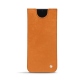 Capa em pele Samsung Galaxy S22 Ultra - Mandarine vintage ( Pantone #d47231 ) 