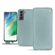 Funda de piel Samsung Galaxy S21 FE - Bleu ciel ( Nappa - Pantone 277C ) 