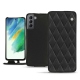 Capa em pele Samsung Galaxy S21 FE - Noir - Couture ( Nappa - Black ) 