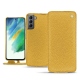 Capa em pele Samsung Galaxy S21 FE - Mimosa ( Pantone 141C ) 