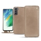 Funda de piel Samsung Galaxy S21 FE - Taupe vintage ( Pantone 7530C ) 