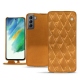 Funda de piel Samsung Galaxy S21 FE - Or Maïa - Couture