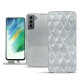 Funda de piel Samsung Galaxy S21 FE - Platinium - Couture