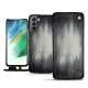 Custodia in pelle Samsung Galaxy S21 FE - Gris Patine
