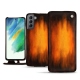 Samsung Galaxy S21 FE leather case - Fauve Patine