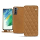 Lederschutzhülle Samsung Galaxy S21 FE - Castan esparciate - Couture