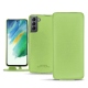 Lederschutzhülle Samsung Galaxy S21 FE - Vert olive PU