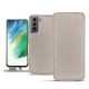 Lederschutzhülle Samsung Galaxy S21 FE - Taupe innocent