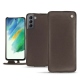 Samsung Galaxy S21 FE leather case - Gris Veggie