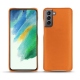 Funda de piel Samsung Galaxy S21 FE - Orange ( Nappa - Pantone 1495U ) 