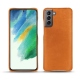 レザーケース Samsung Galaxy S21 FE - Mandarine vintage ( Pantone 165C ) 
