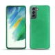 レザーケース Samsung Galaxy S21 FE - Menthe vintage ( Pantone 562C ) 
